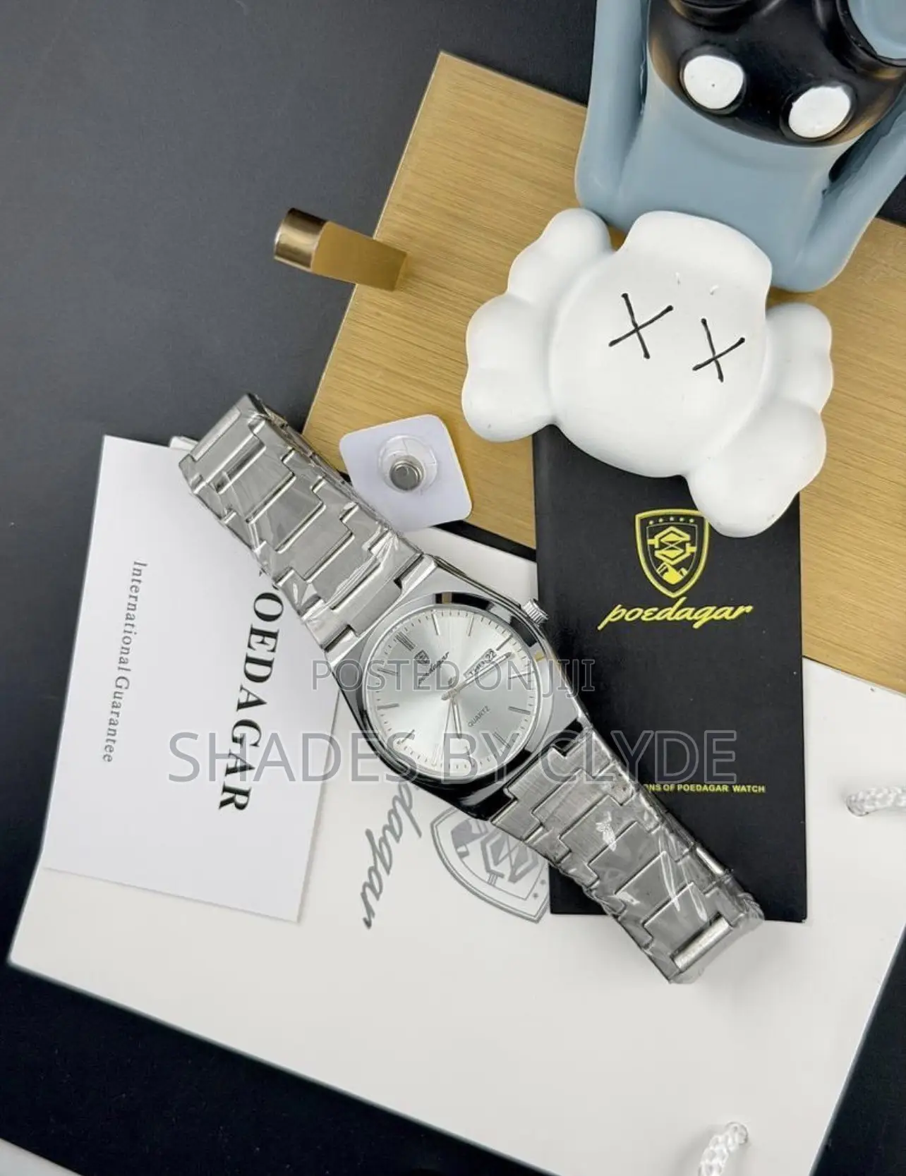Elegant Poedagar Stainless Steel Quartz Watch–Sleek Sophisticated
