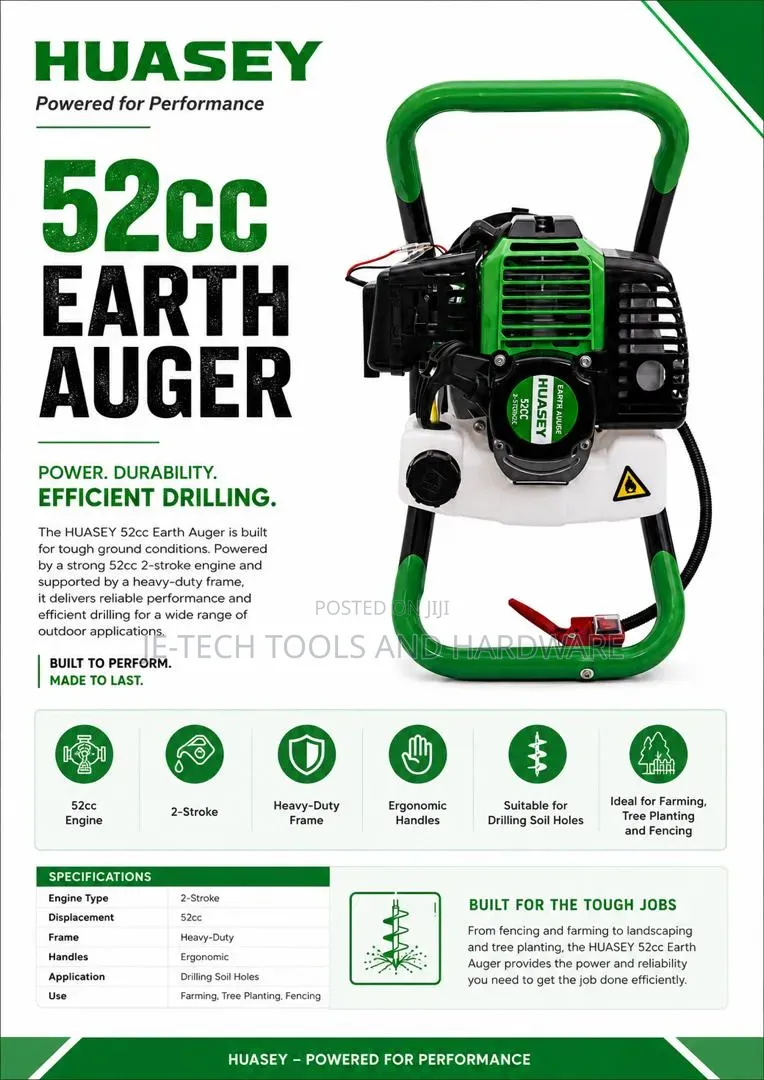 HUASEY 52cc Earth Auger