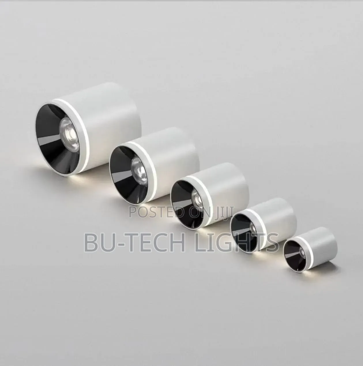 White Anti-Glare Surface LED Downlight (Multiple Sizes)