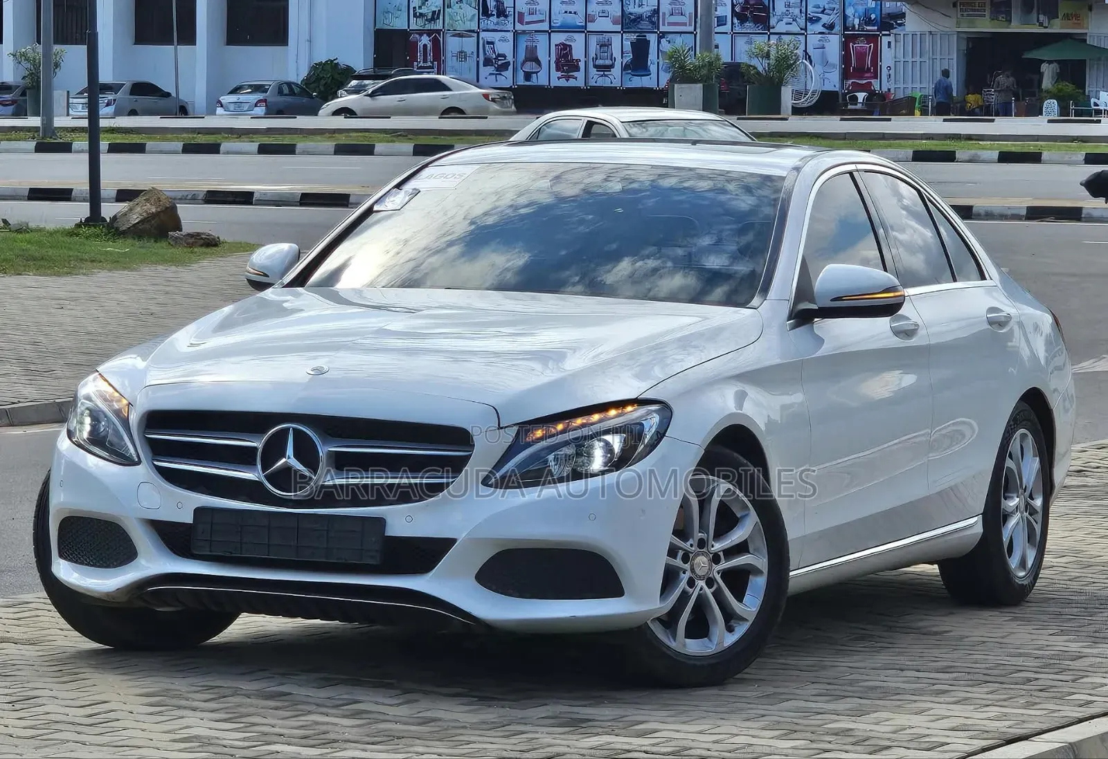 Mercedes-Benz C300 Luxury 4Matic Sedan AWD (2.0L 4cyl 7A) 2016 White