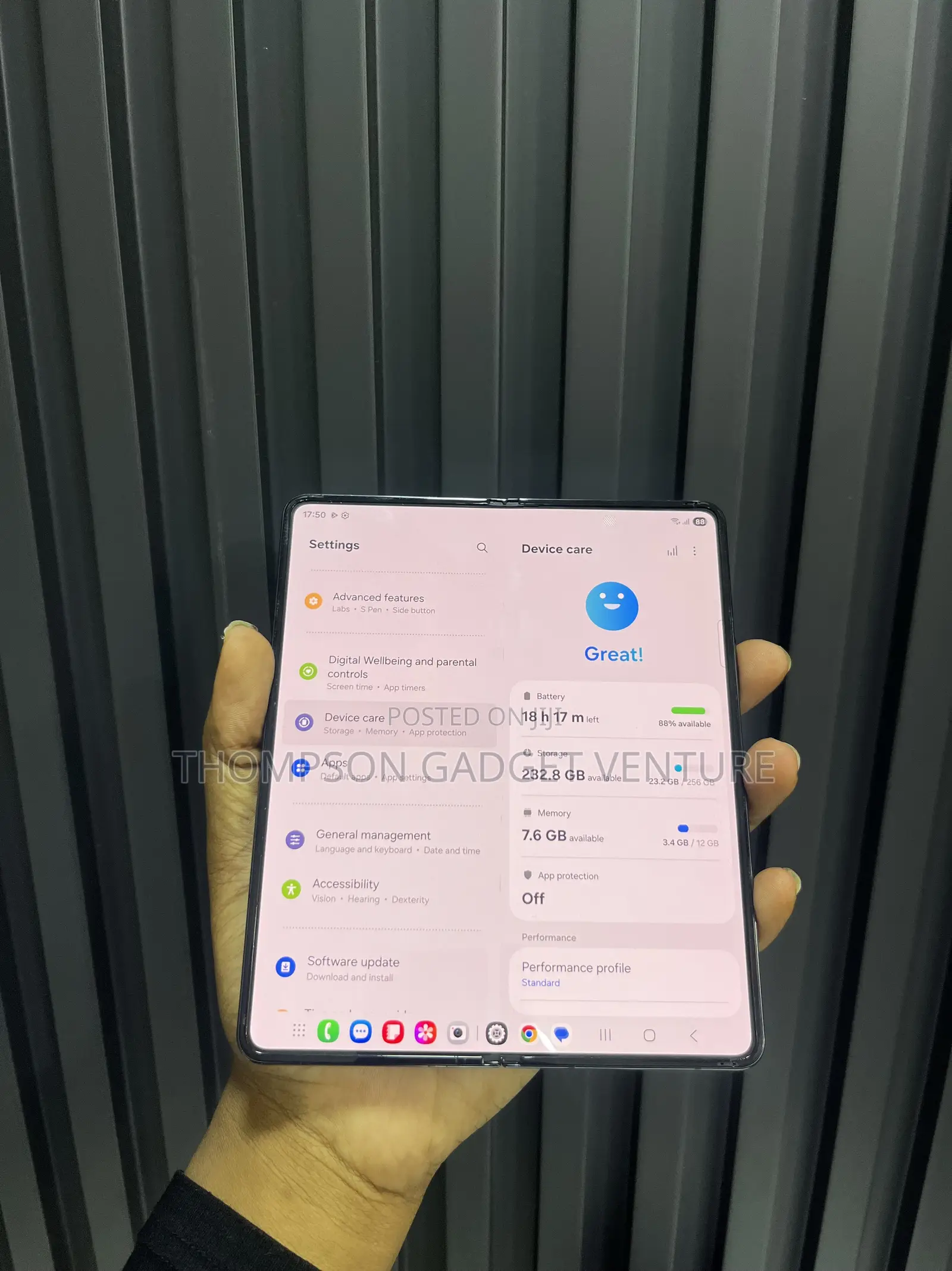 Samsung Galaxy Z Fold4 256 GB Black