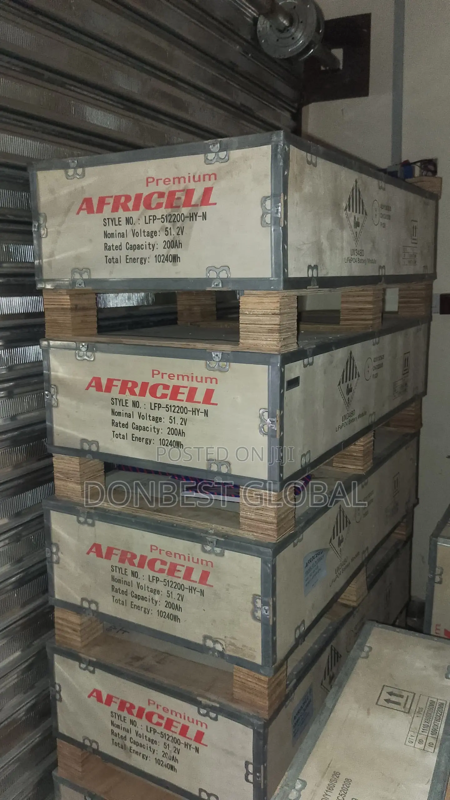 10kwh 51.2v Africell Lithium Ion Batteries Available