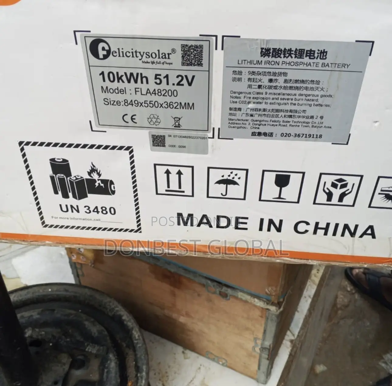 10kwh 51.2v Felicity Lithium Ion Batteries