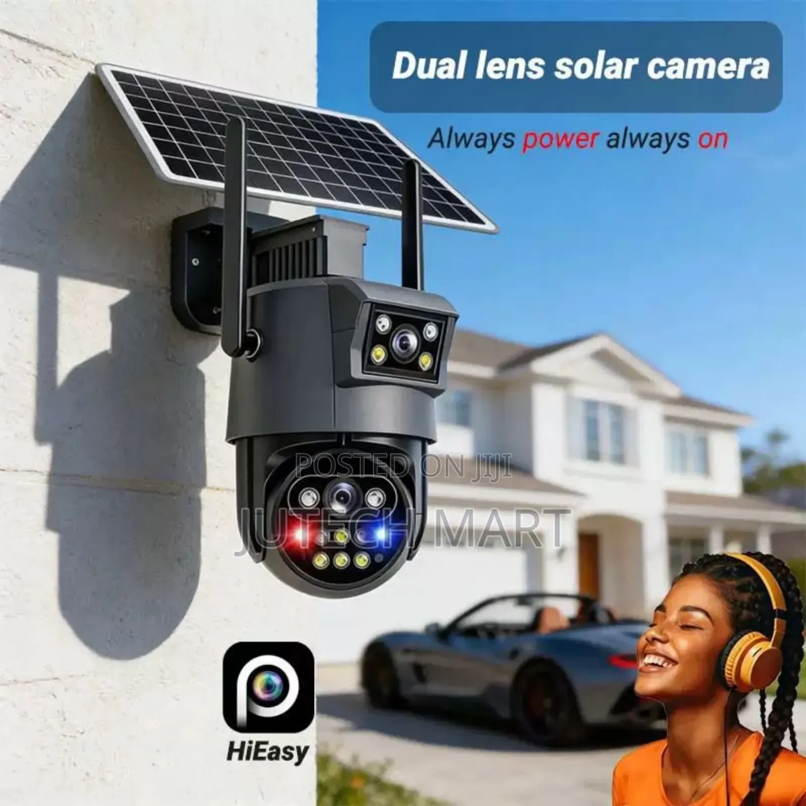 Smart 4g Network Motion Detection Solar Camera