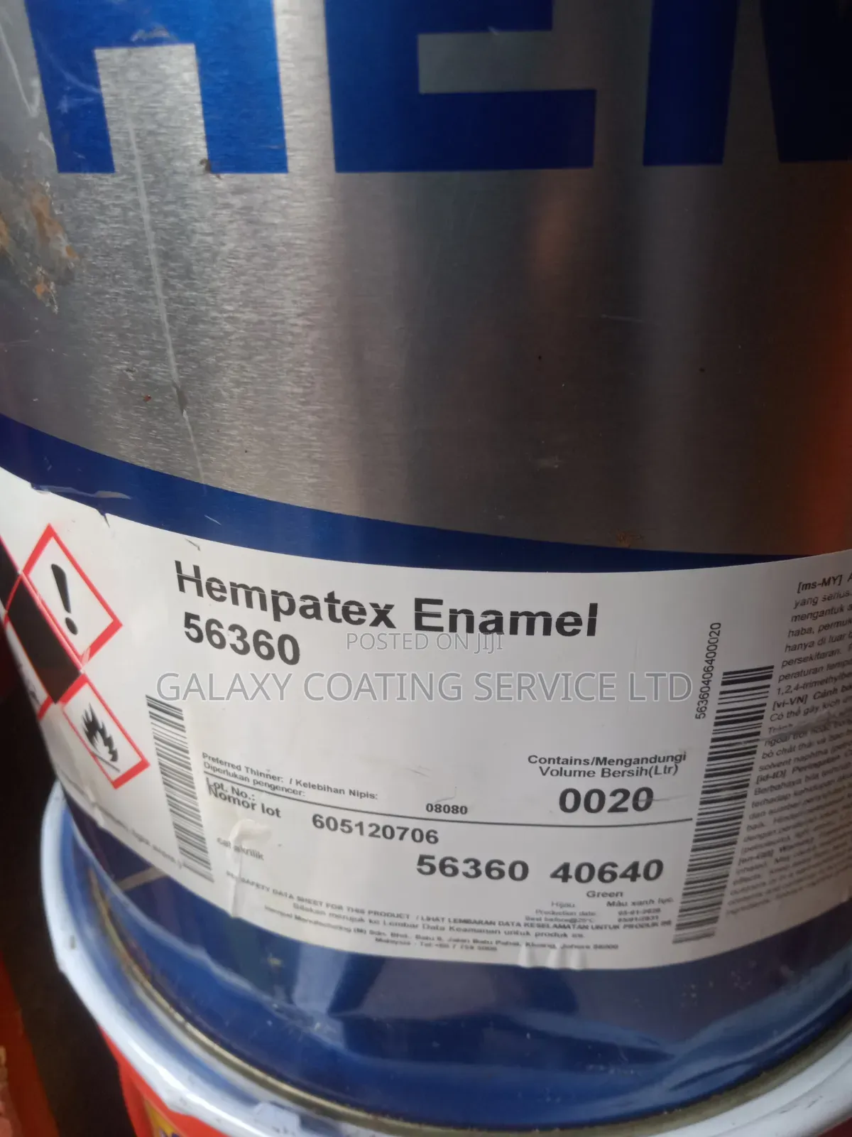 Hempatex Enamel Green