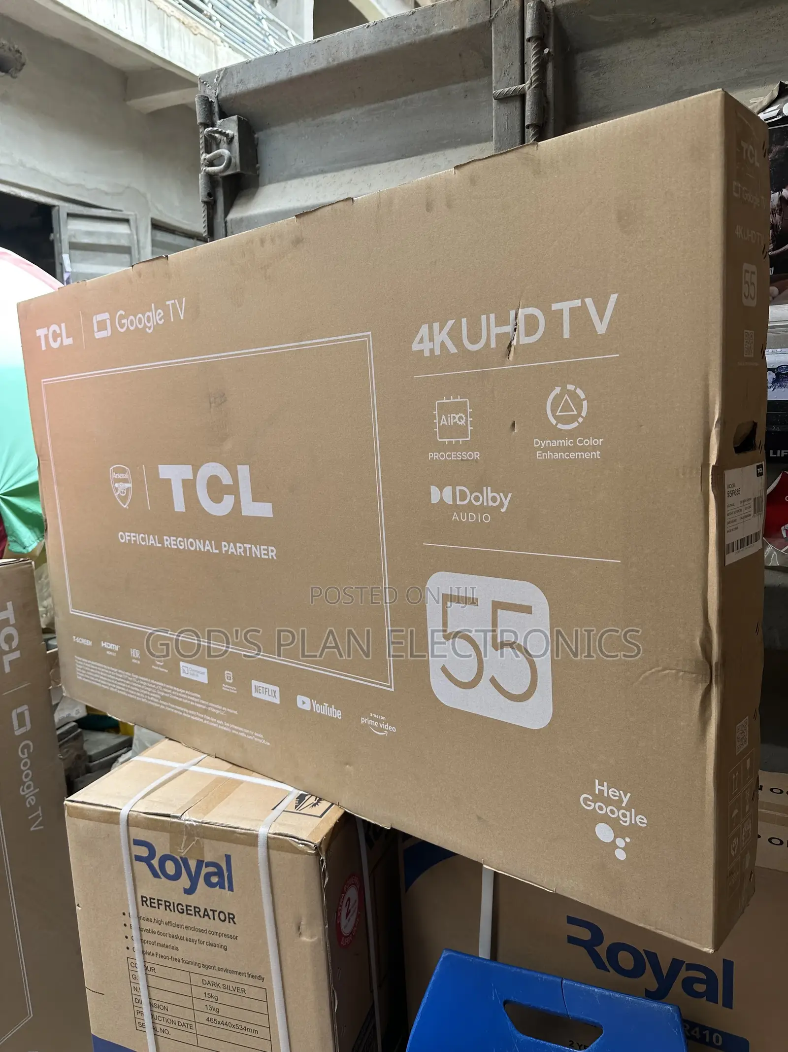 55 TCL Smart Qled TV