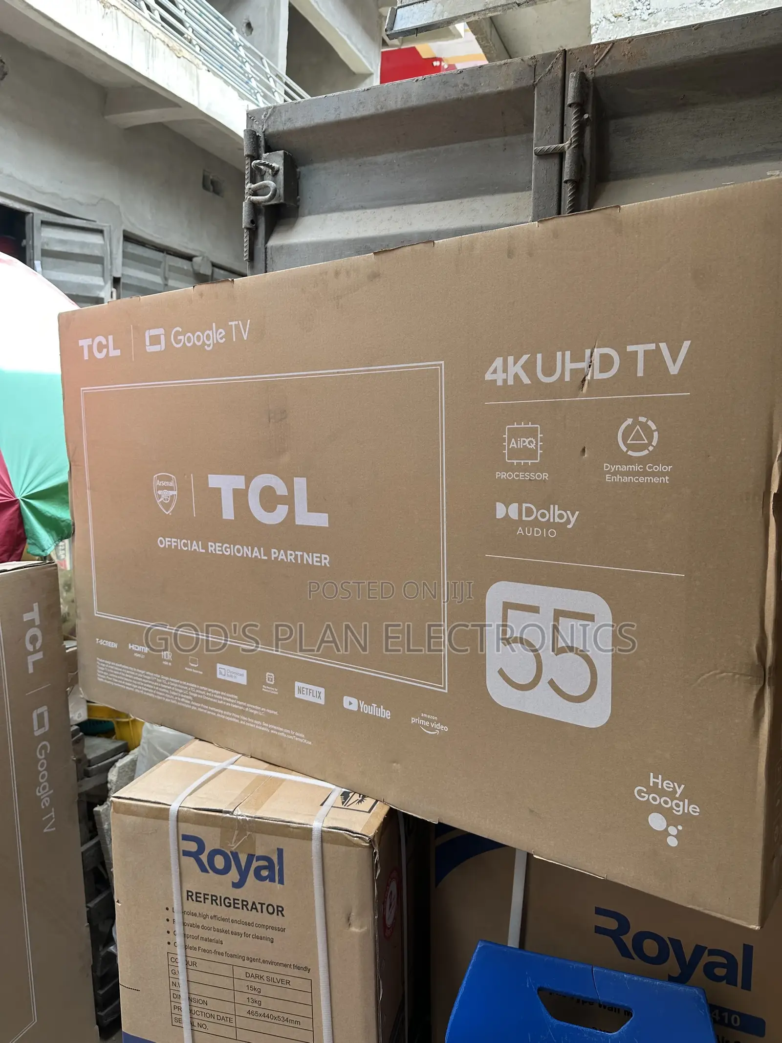 55 TCL Smart Qled TV