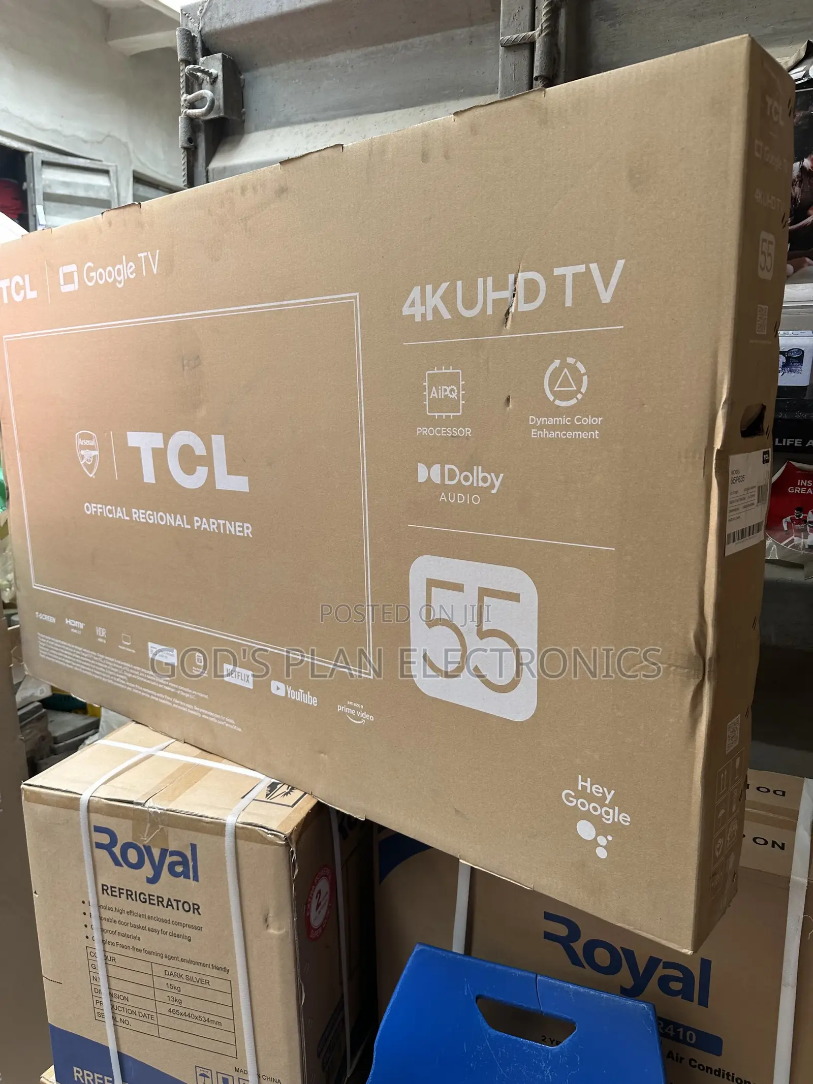 55 TCL Smart Qled TV
