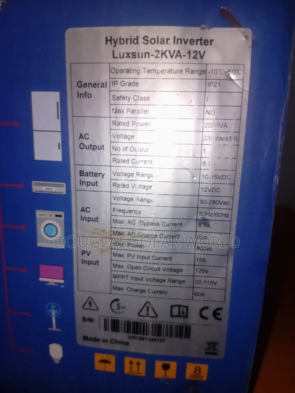 Luxsun 2kVA Hybrid Inverter