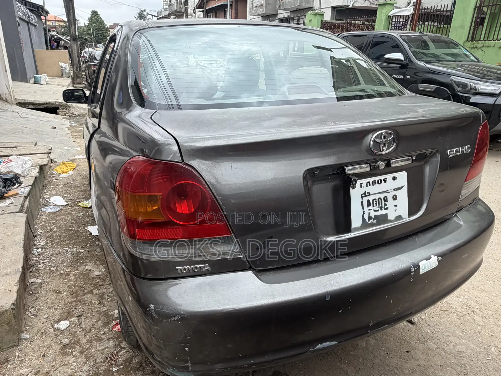 Toyota Echo Sedan 2005 Gray