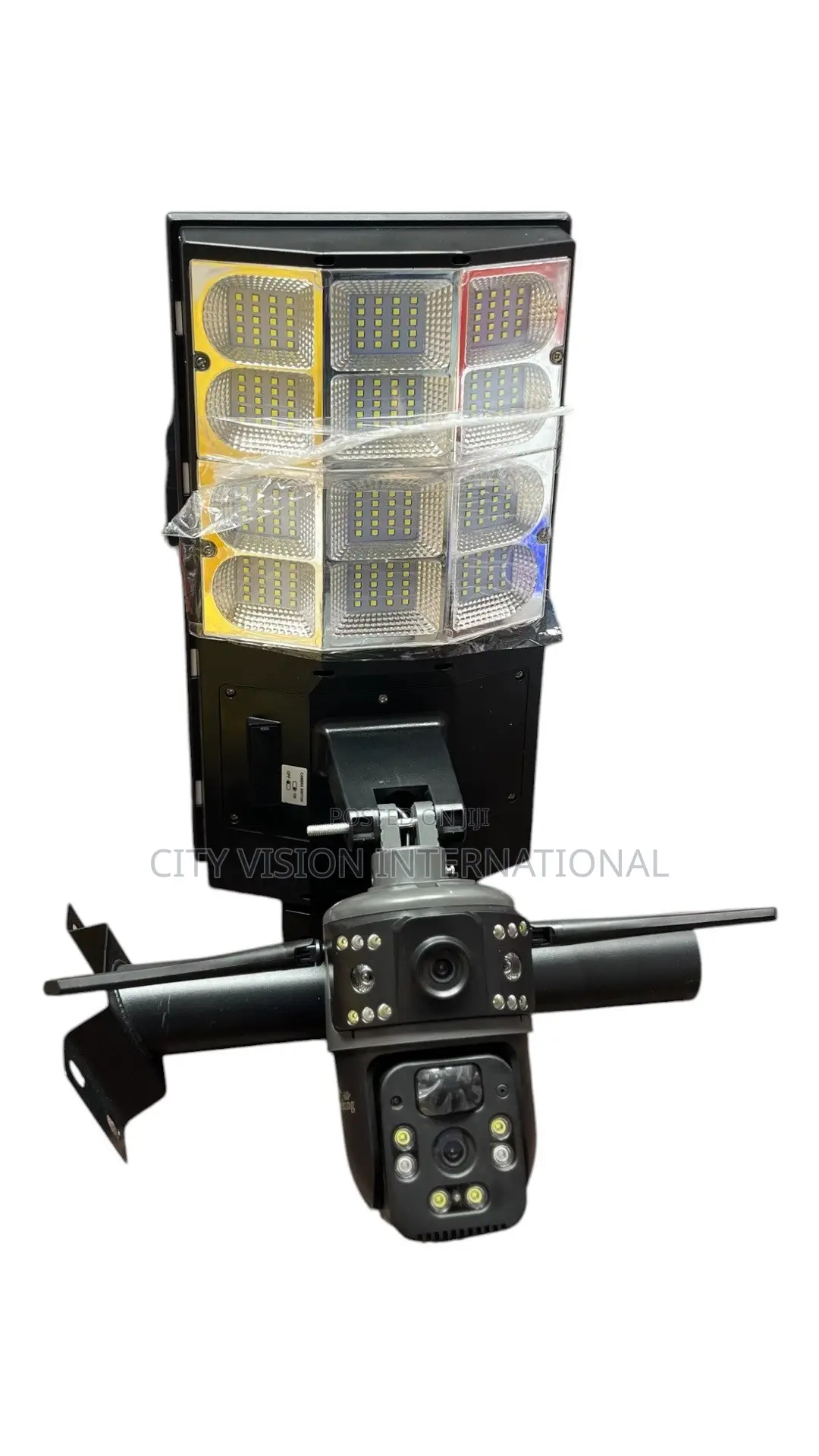 Solar Street Light With Dual Lens Camera