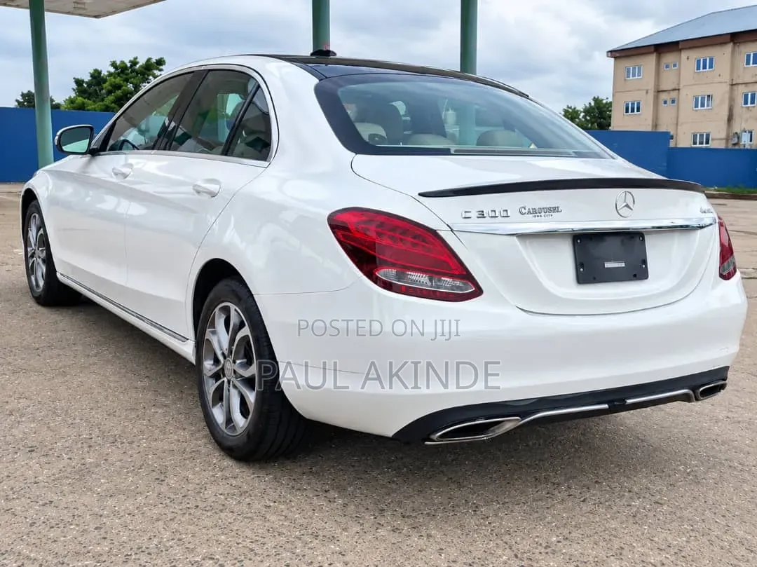 Mercedes-Benz C300 Sport 4dr AWD 4Matic Sedan (2.0L 4cyl 7A) 2015 White
