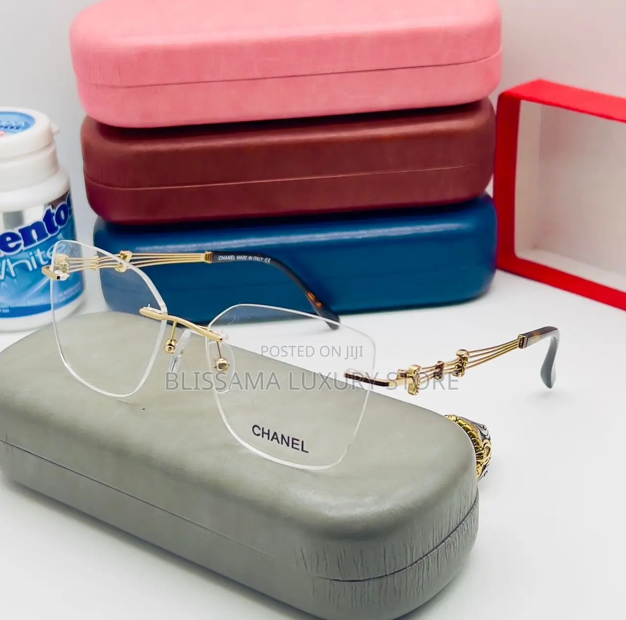 Chanel Luxury Rimless Designer Glasses – Stylish Premium Quality