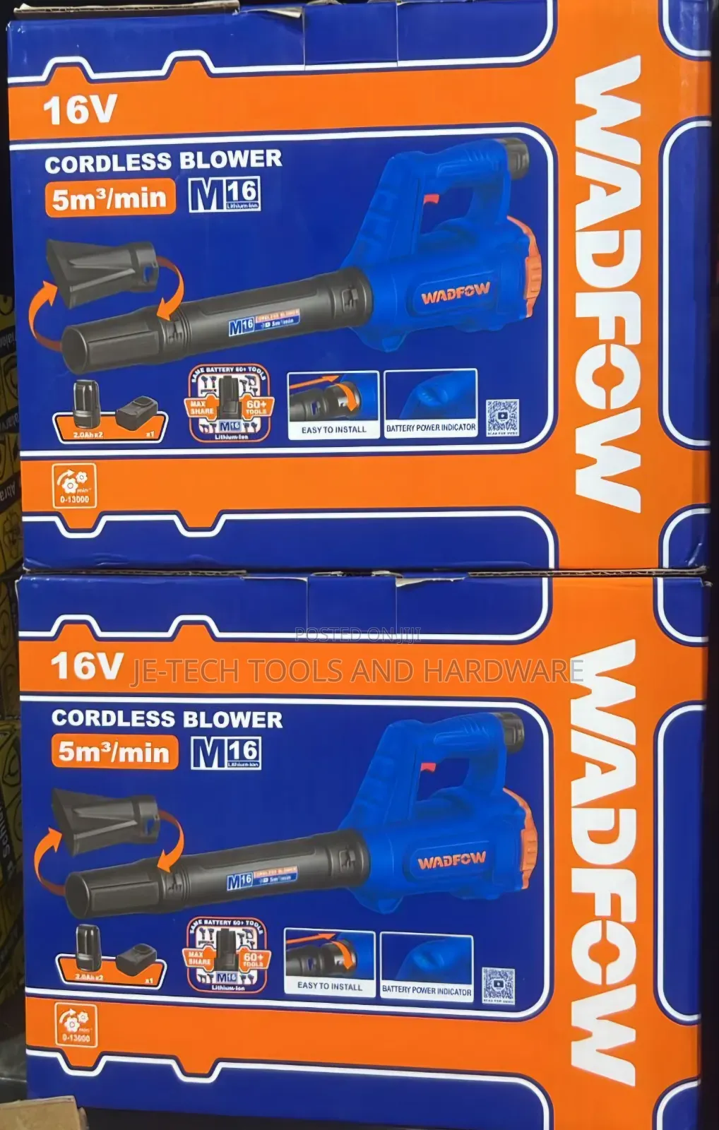 Wadfow M16 16V Cordless Air Blower