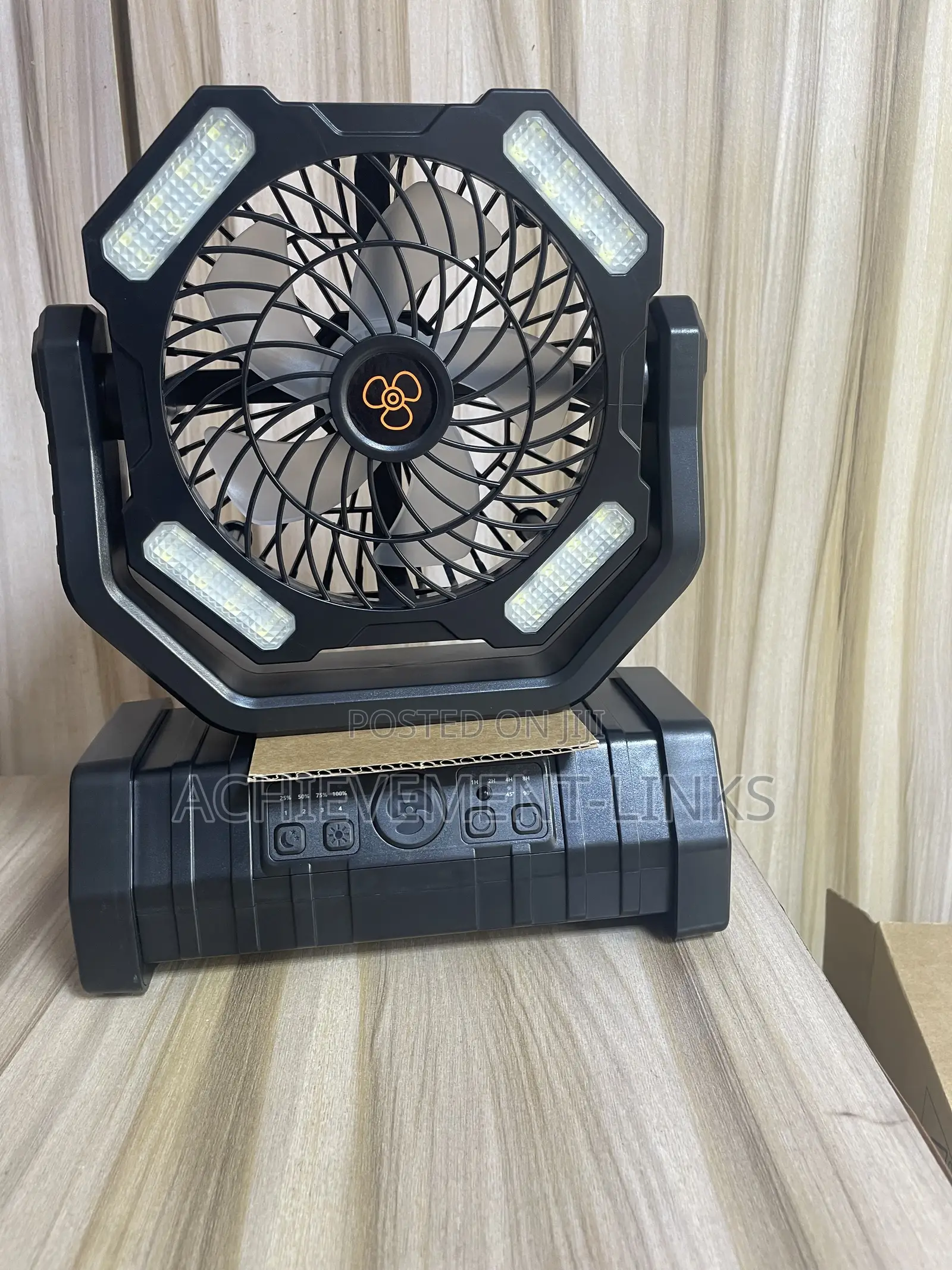 20,000mah Portable Rechrgeable Fan With Led Light