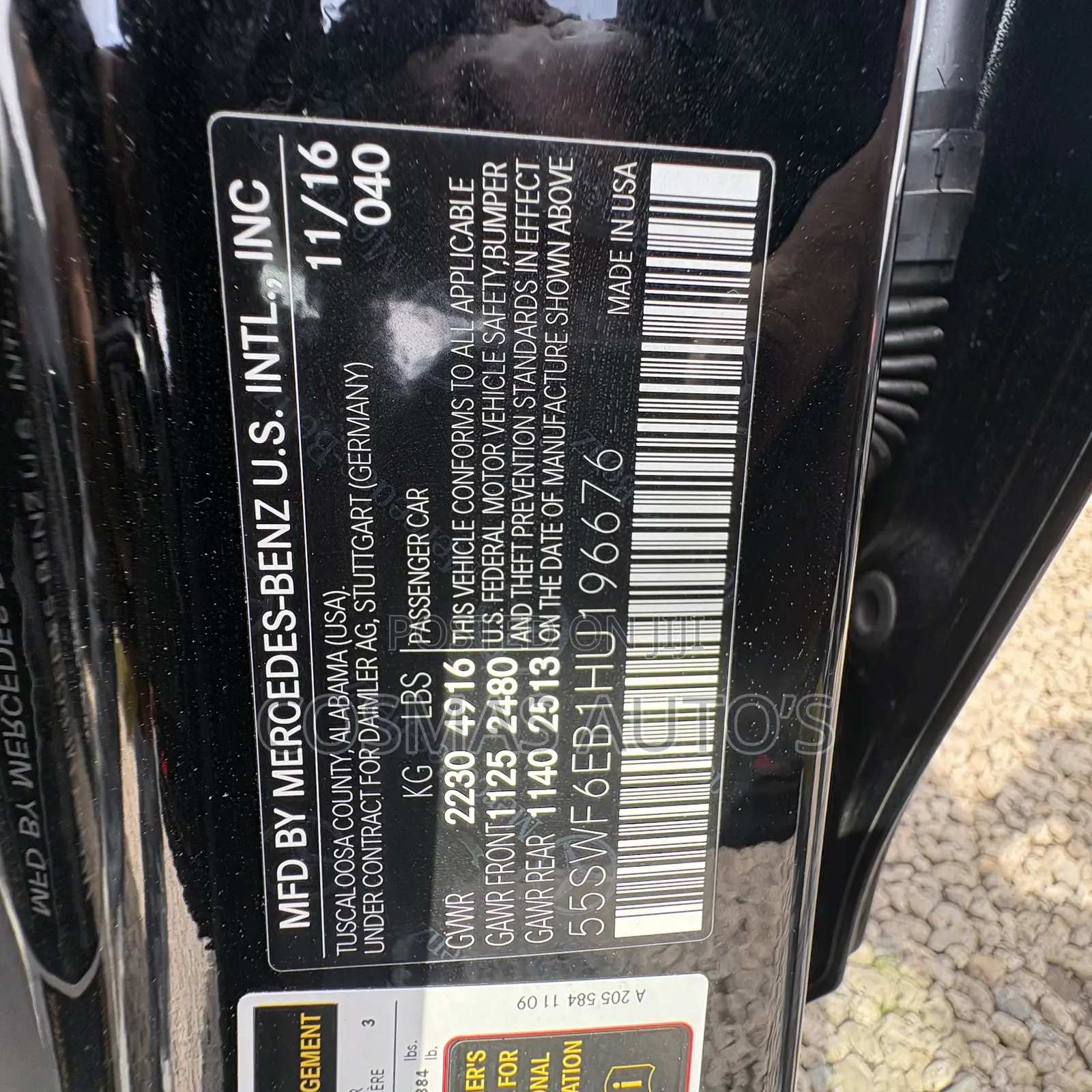Mercedes-Benz C43 2017 Black