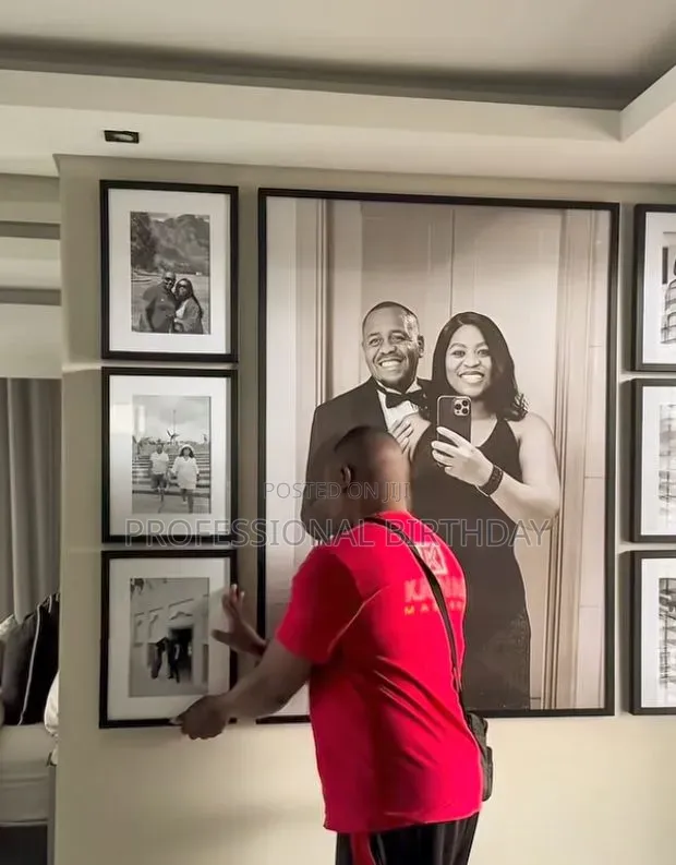 Premium Glass Black Border Frame, Big Ones, Lagos