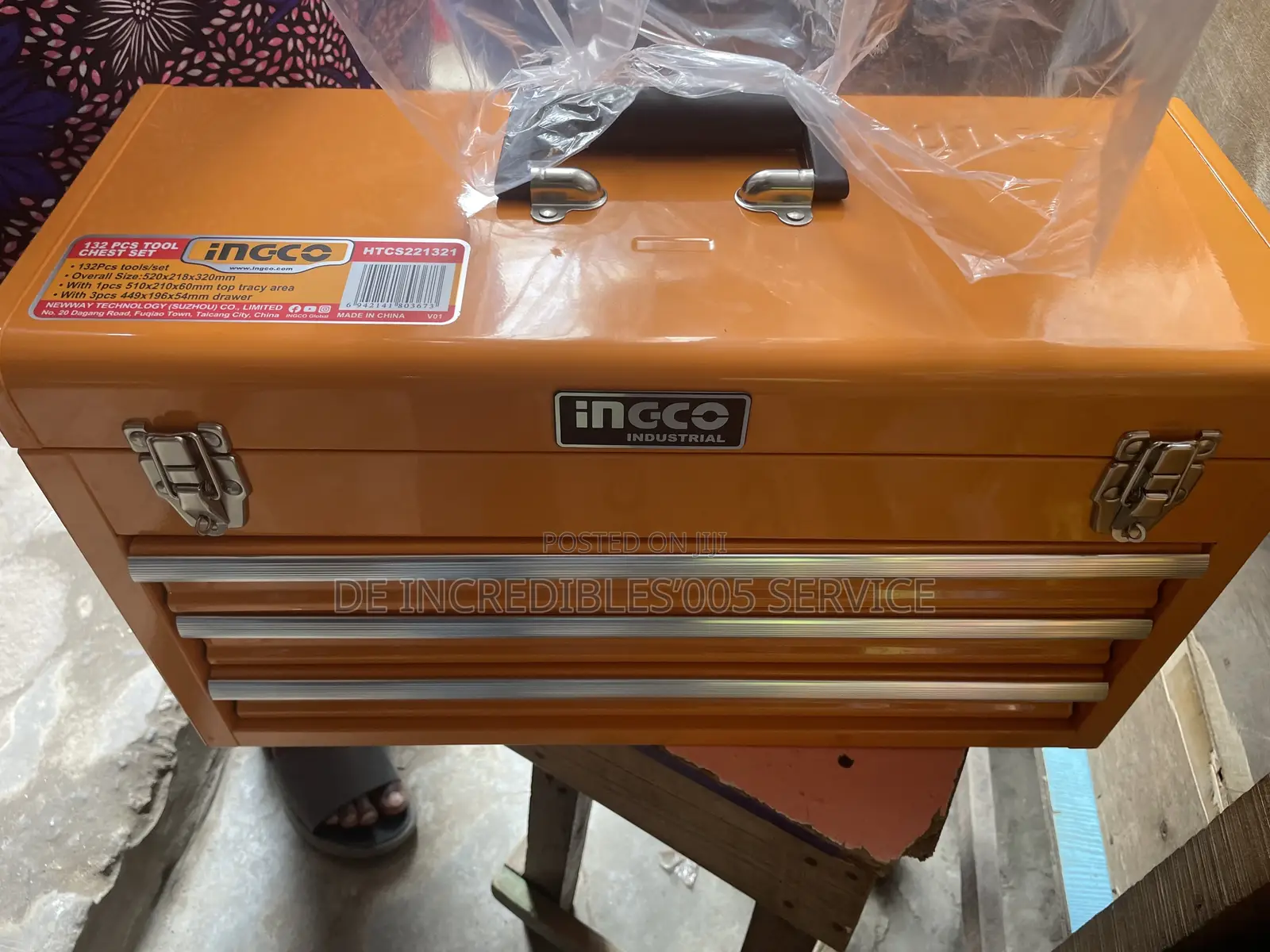 Ingco 132pc Tool Chest Set