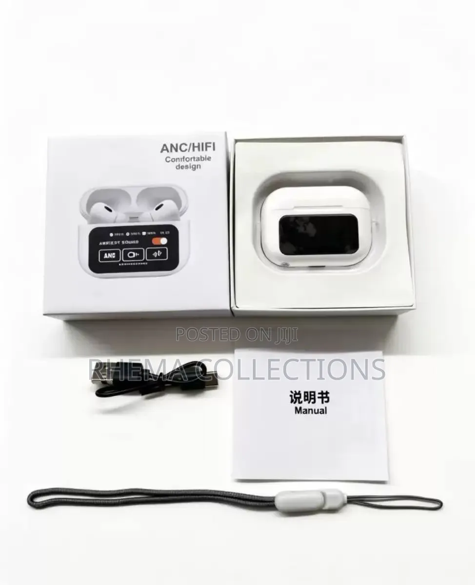 Anc Display Earpods Noise Cancelling