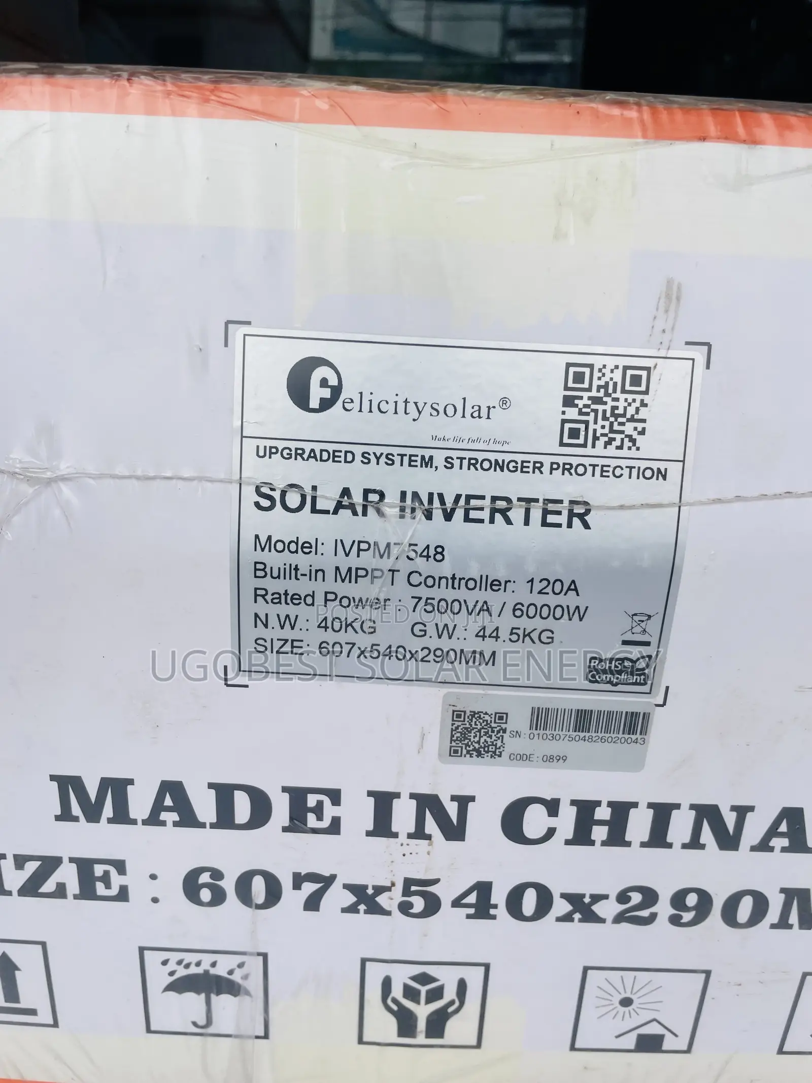 7.5kva 48v Ivpm Inverter Hybrid