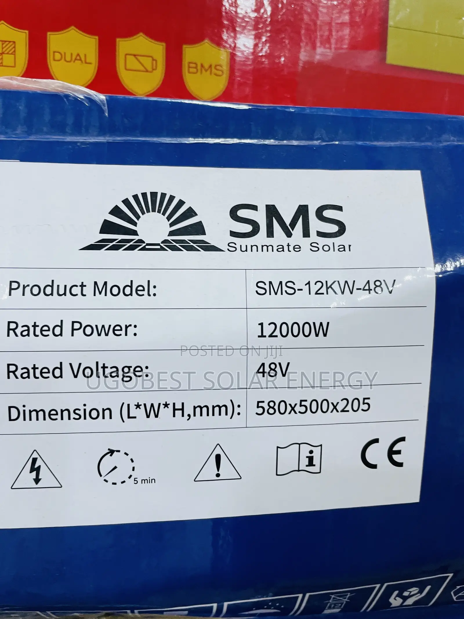 12kva 48v SMS Inverter Hybrid