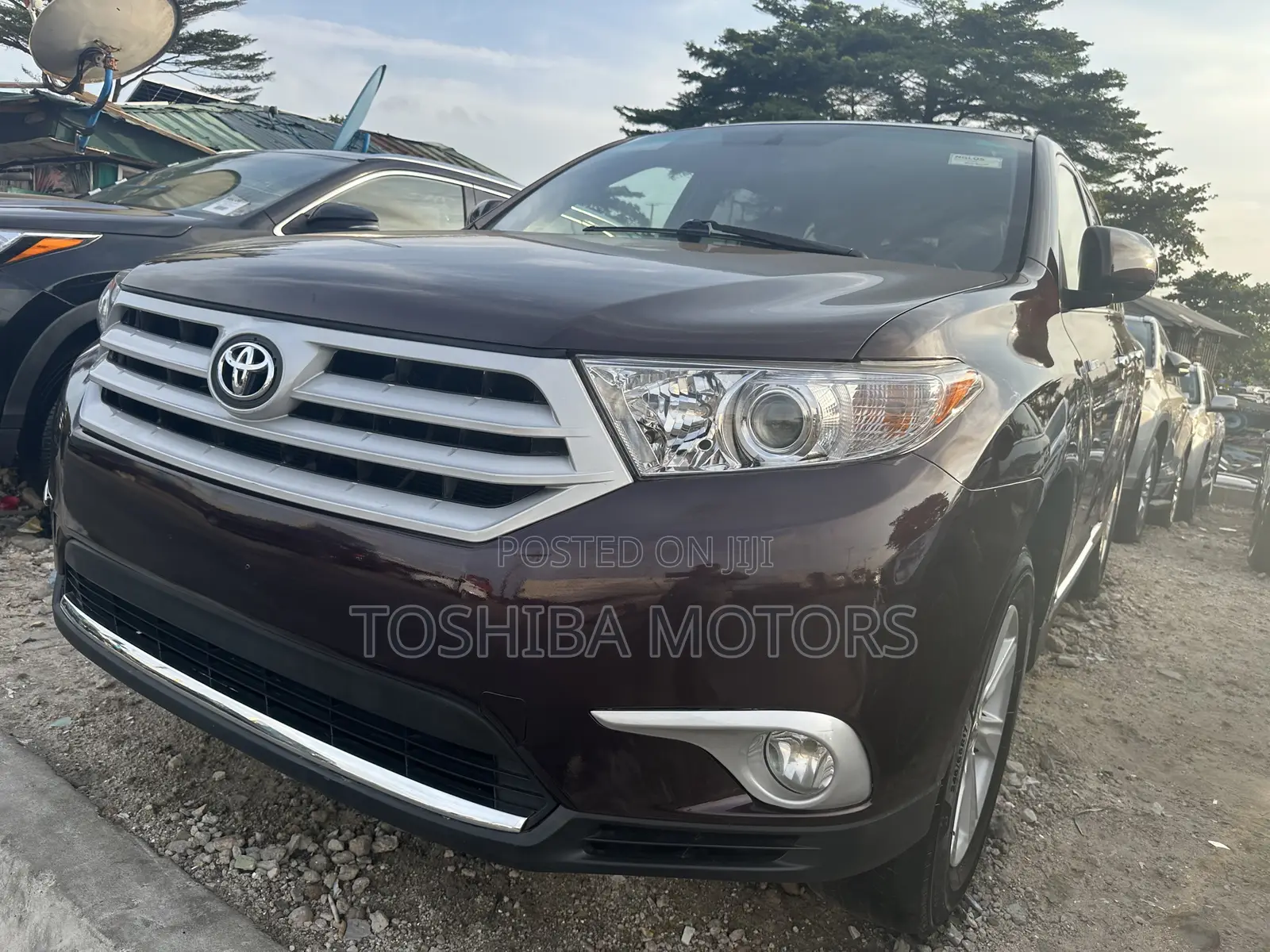Toyota Highlander Limited 3.5l 4WD 2013 Red
