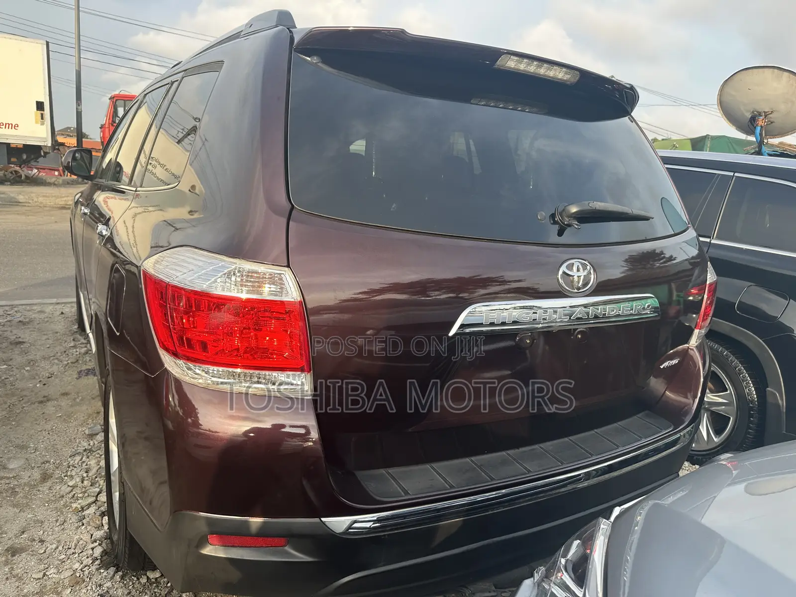 Toyota Highlander Limited 3.5l 4WD 2013 Red