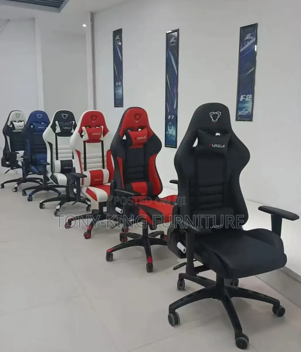 Modern Adjustable Furgle Ergonomic Gaming Chair With Footrest