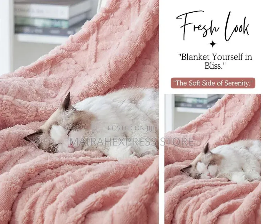 200x230cm Double Thickened Sided Cozy Trow Blanket T2m