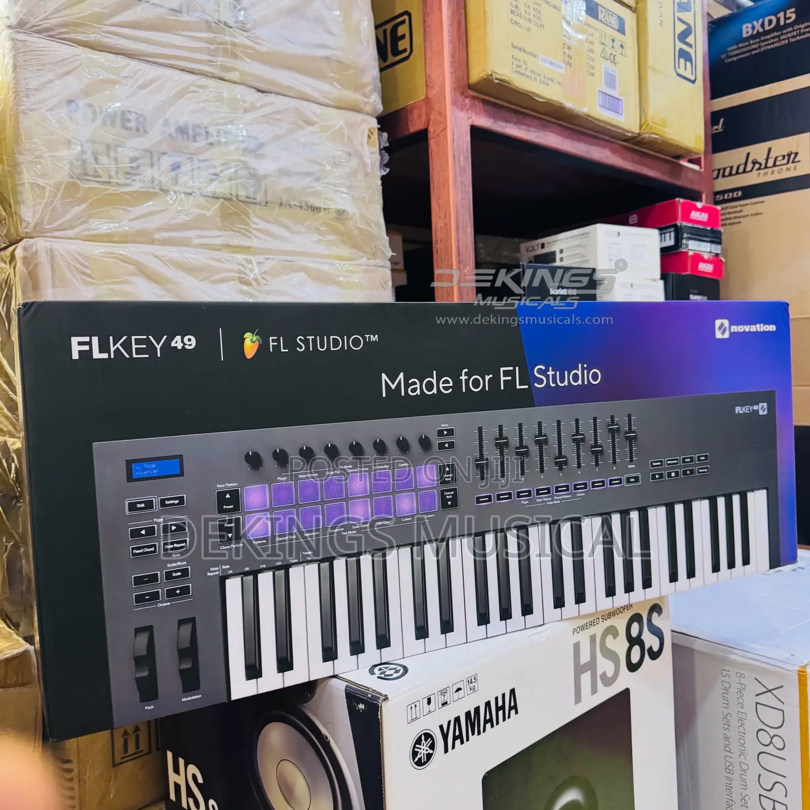FLKey 49 FL Studio Midi Keyboard - 49 Keys Midi Keyboard