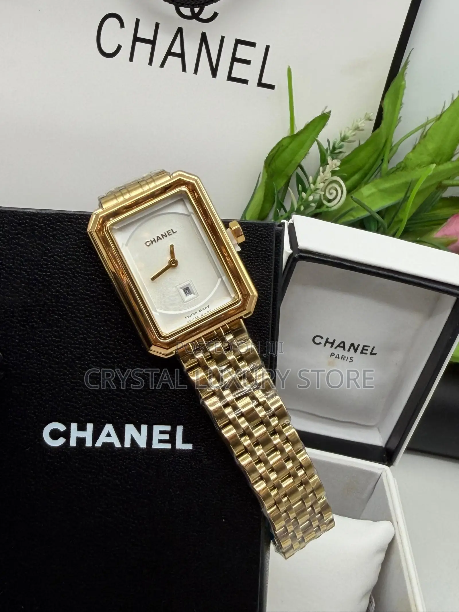Chanel Quality Luxury Ladies Chain Strap Wristwatch