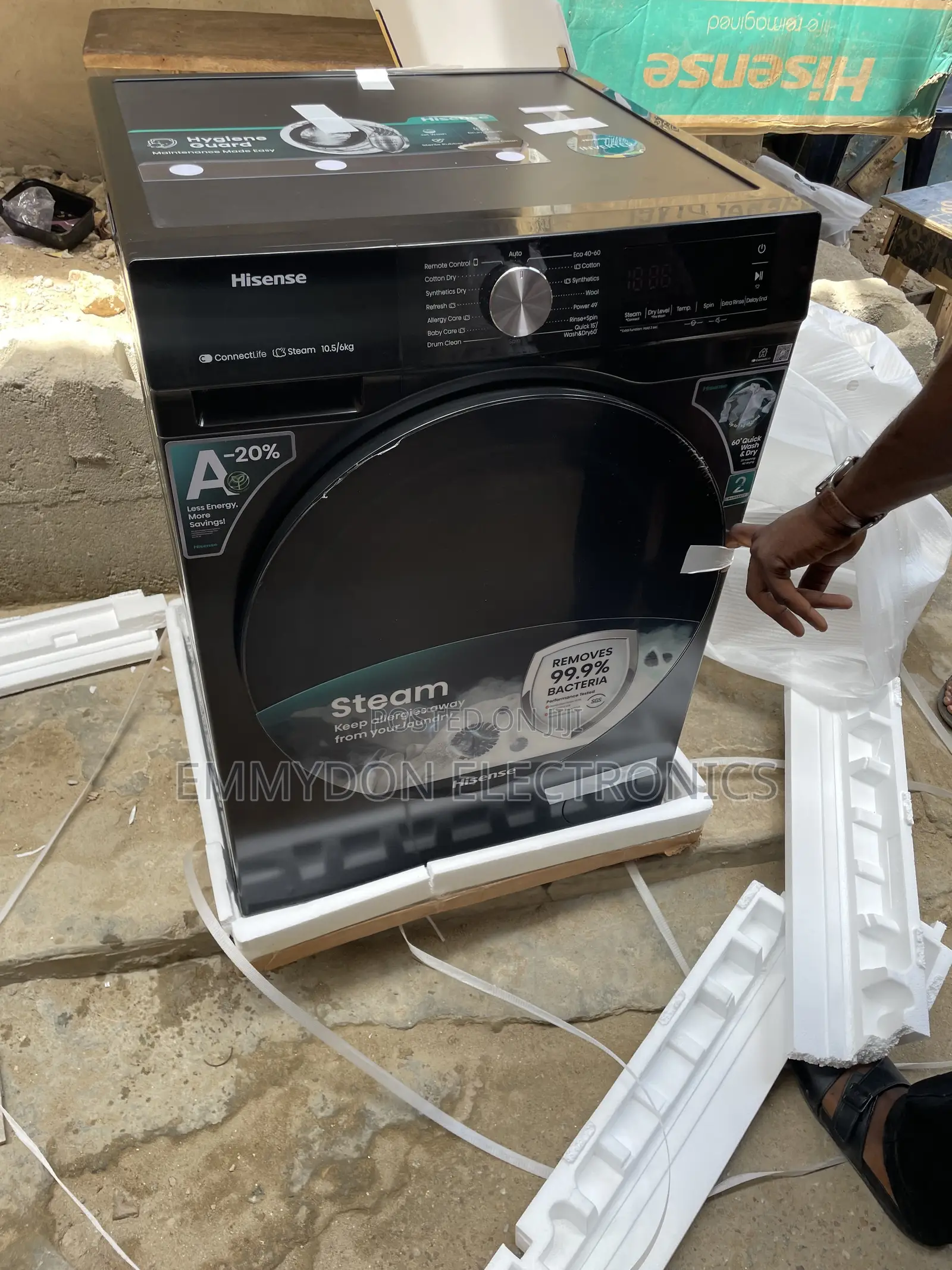 Hisense 10.5kg Front Loading Washing Machine