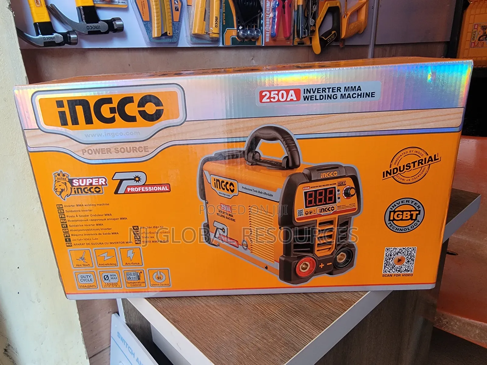 250A Inverter Welding Machine Ingco
