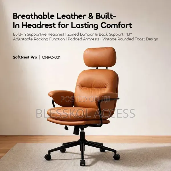 Oraimo SoftNest Pro Ergonomic Stylish Vintage Office Chair
