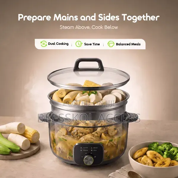 Oraimo MultiPot S1 Lite 6L Electric Cooking Pot With Steamer