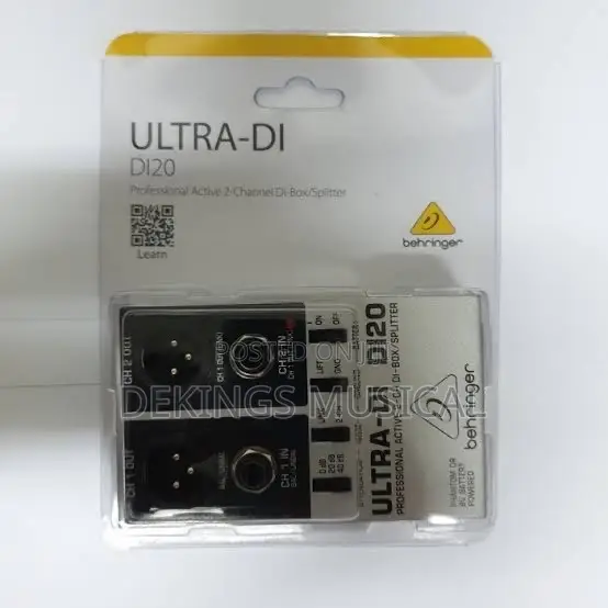Behringer ULTRA-DI DI20 Professional Active 2-Channel DI-Box /Splitter