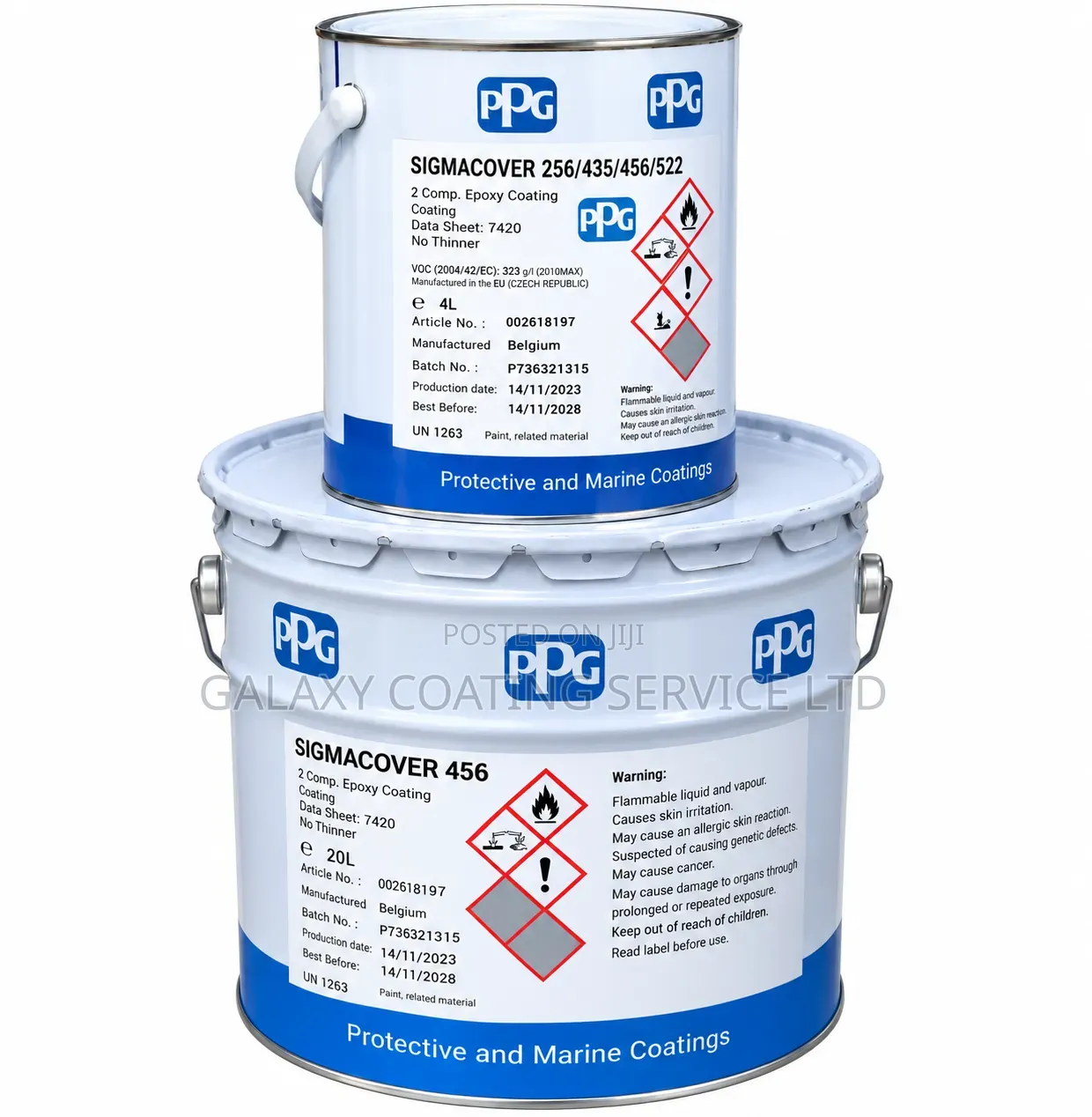 PPG Sigmacover 456 a and B