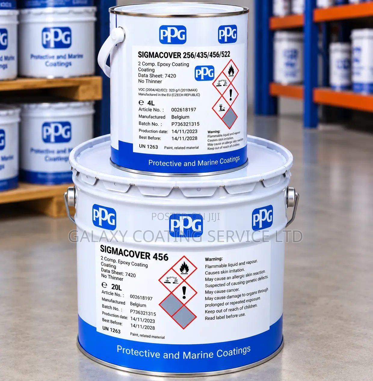 PPG Sigmacover 456 a and B
