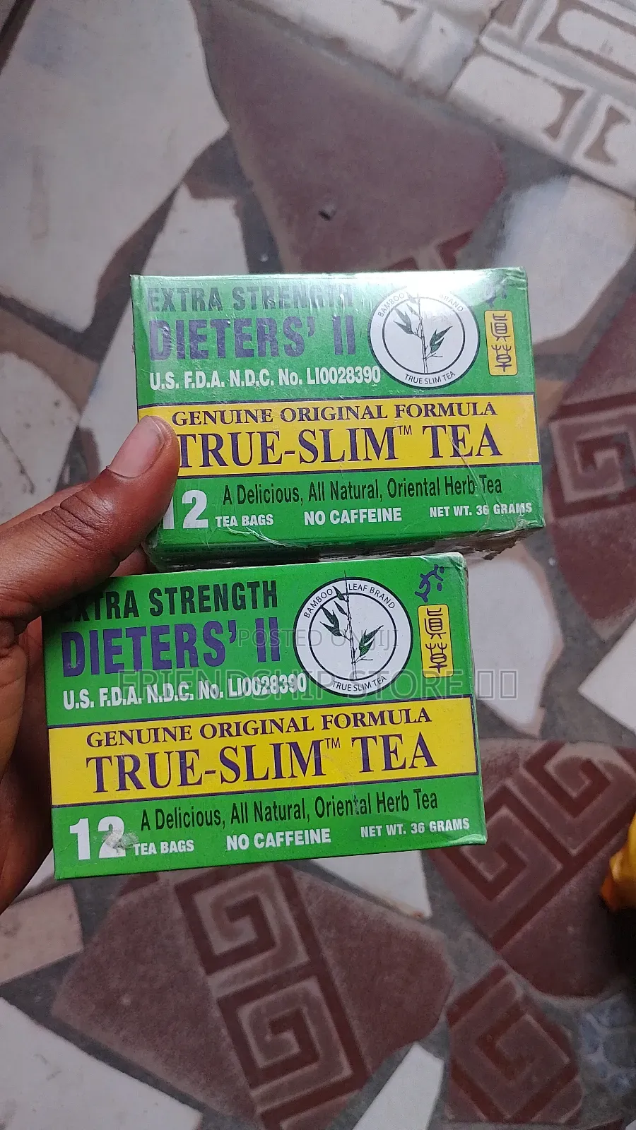 Extra Strength Dieters True - Slim Tea 12 Tea Bags