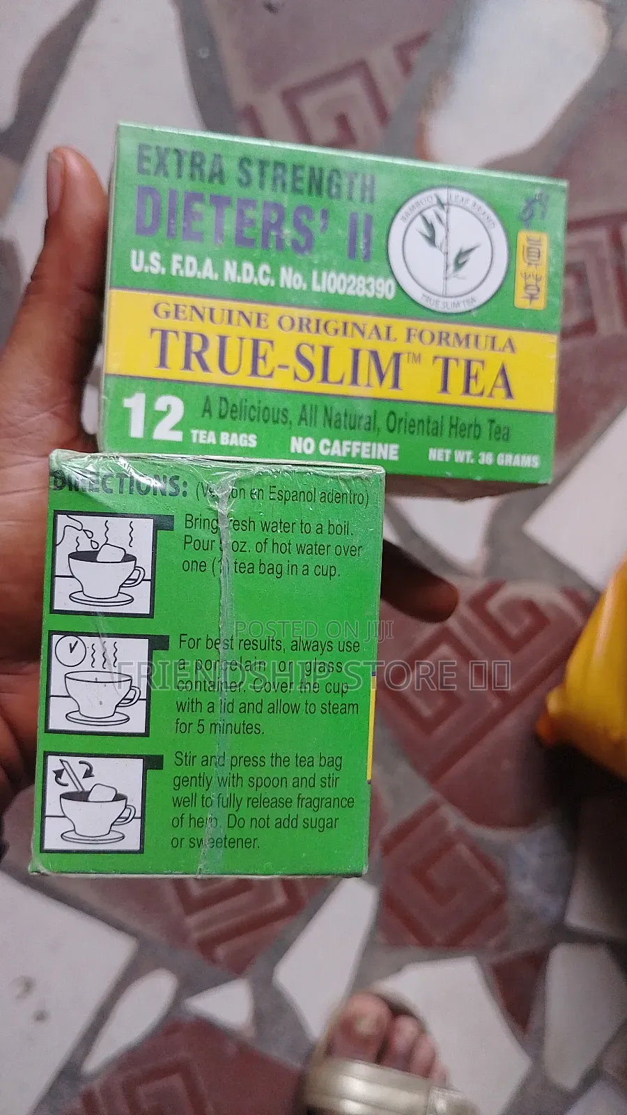 Extra Strength Dieters True - Slim Tea 12 Tea Bags
