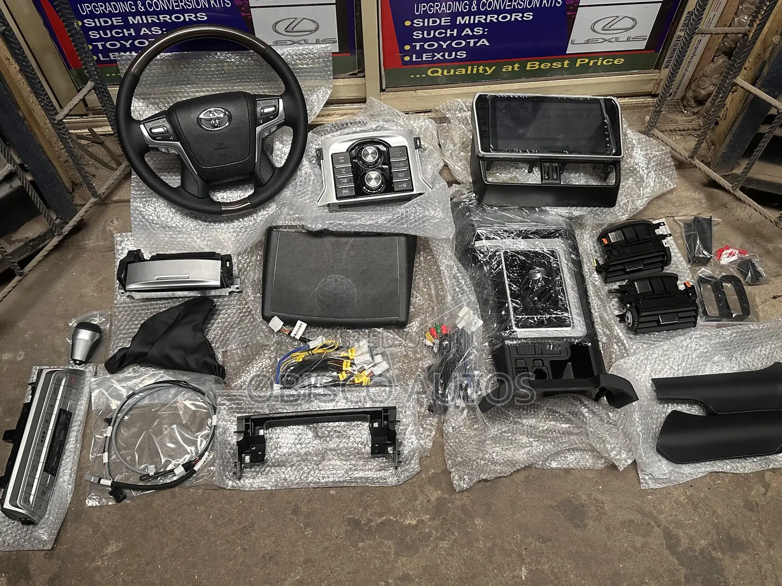 Prado 2018-2020 Interior Kit,console Kit,steering Wheel and Android