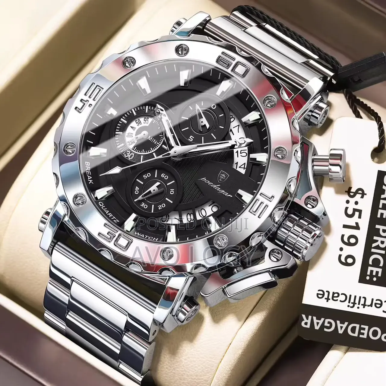 Poedagar Chain Wristwatch