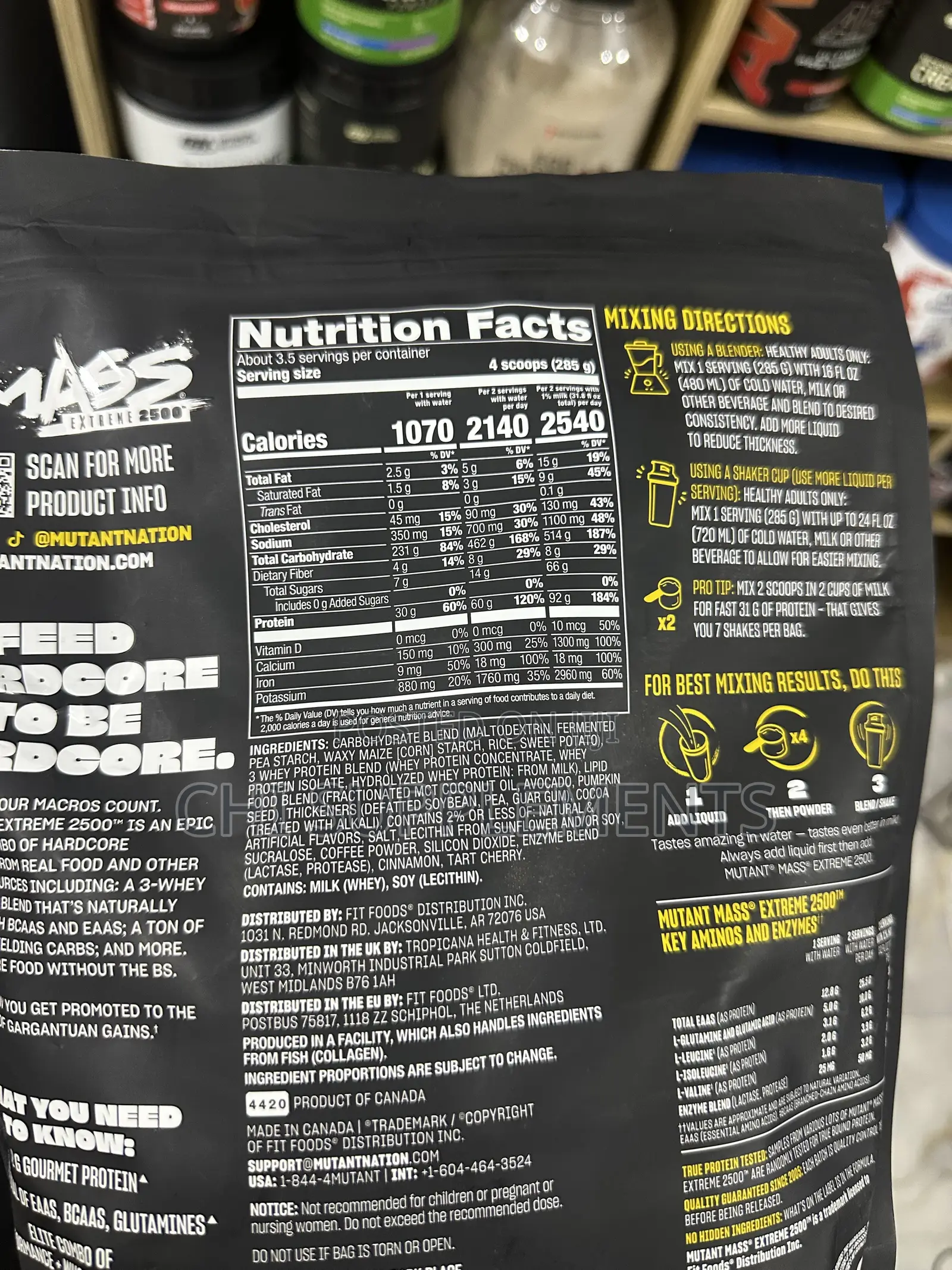 Mutant Mass Extreme 2500(1kg)