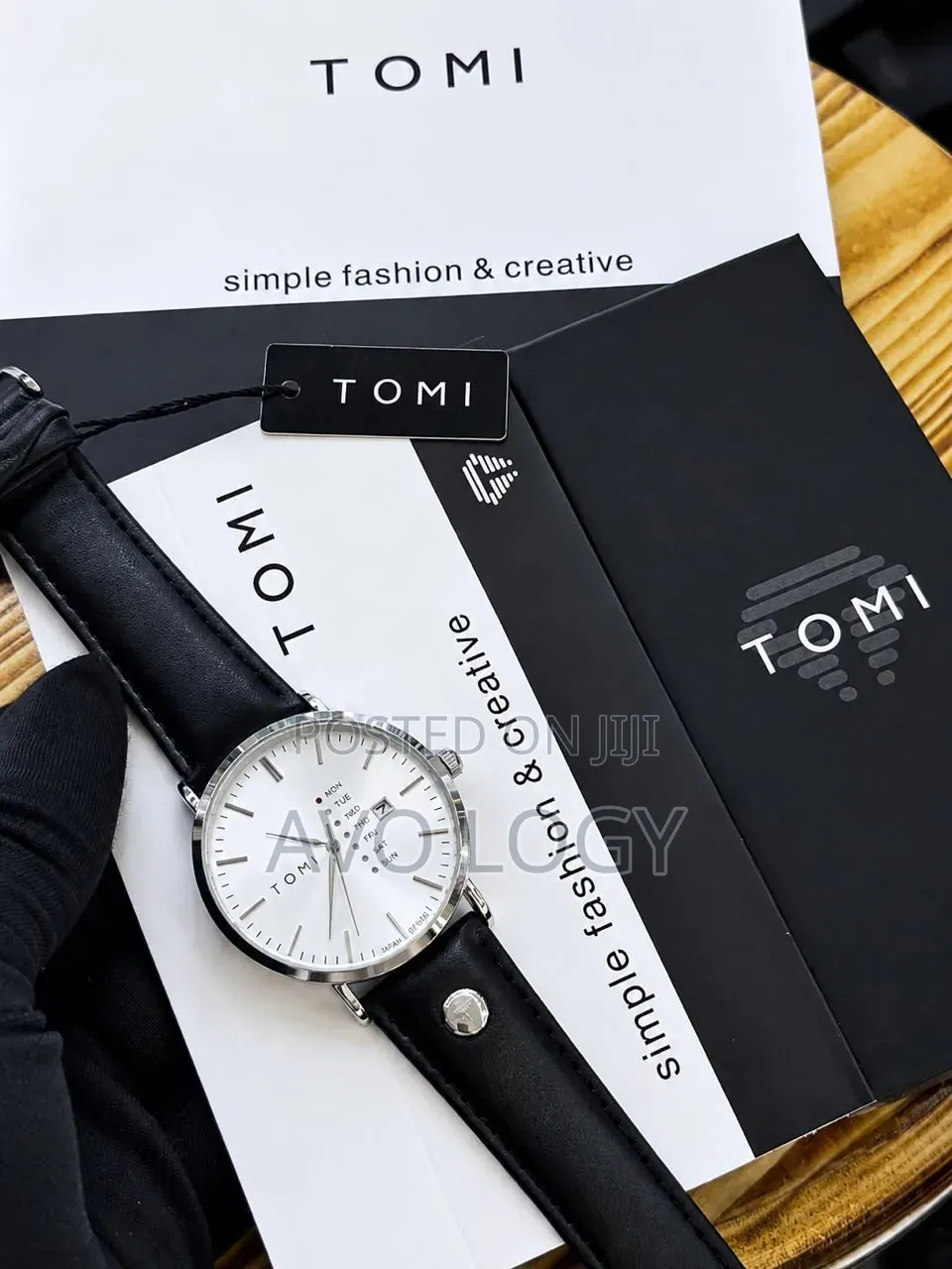 Tomi Leather Wristwatch