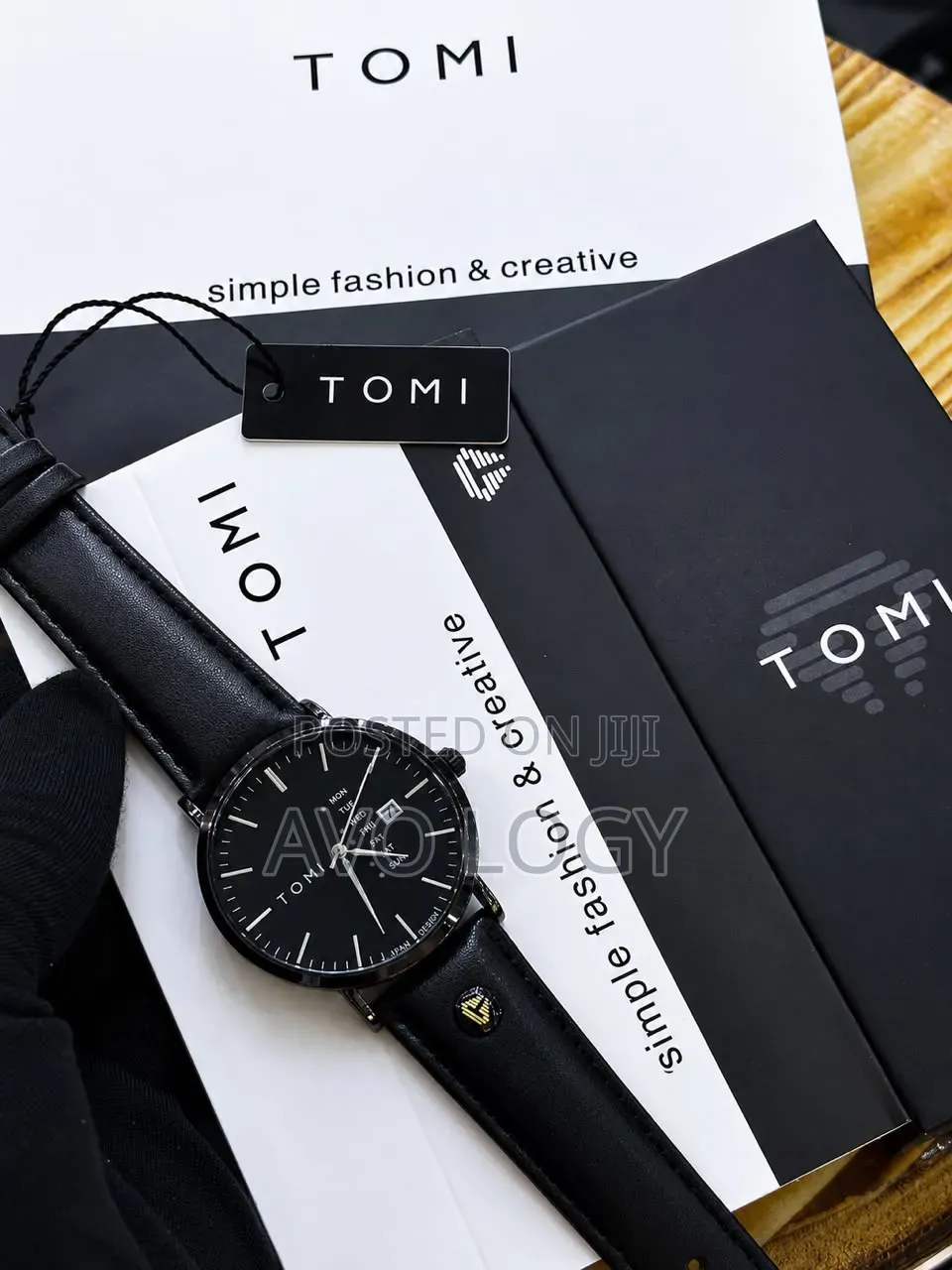 Tomi Leather Wristwatch
