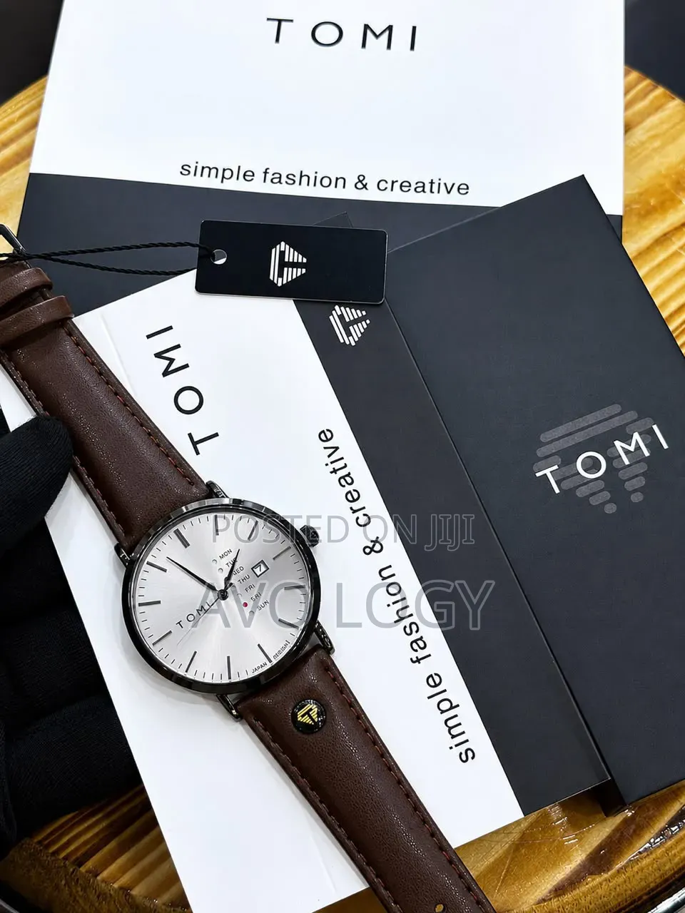 Tomi Leather Wristwatch
