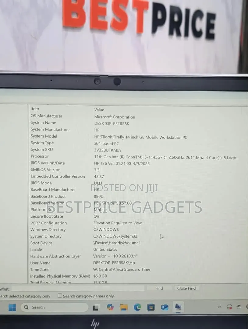 Laptop HP ZBook Firefly G8 16GB Intel Core i5 SSD 256GB
