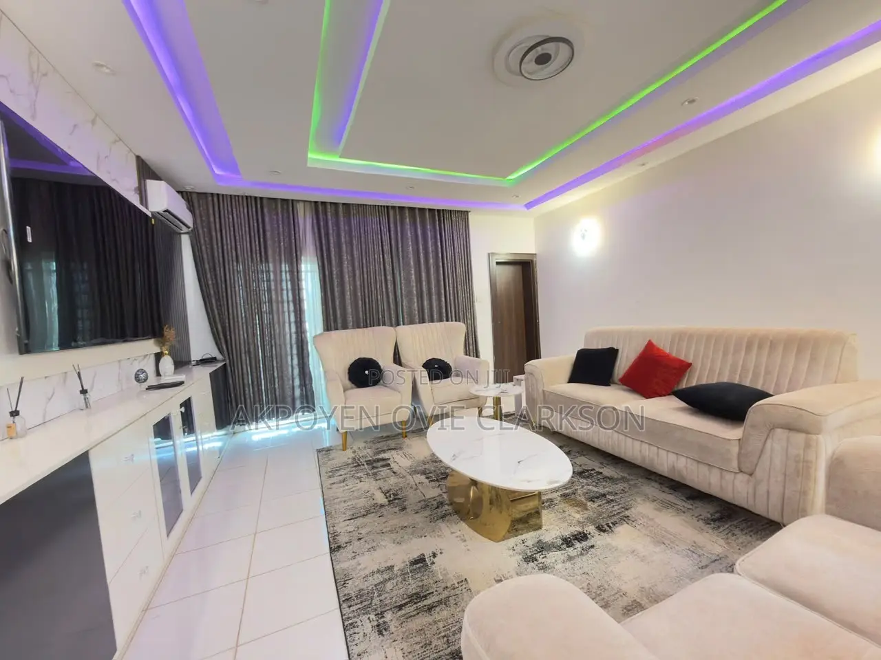 Furnished 3bdrm Apartment in Wuye for rent