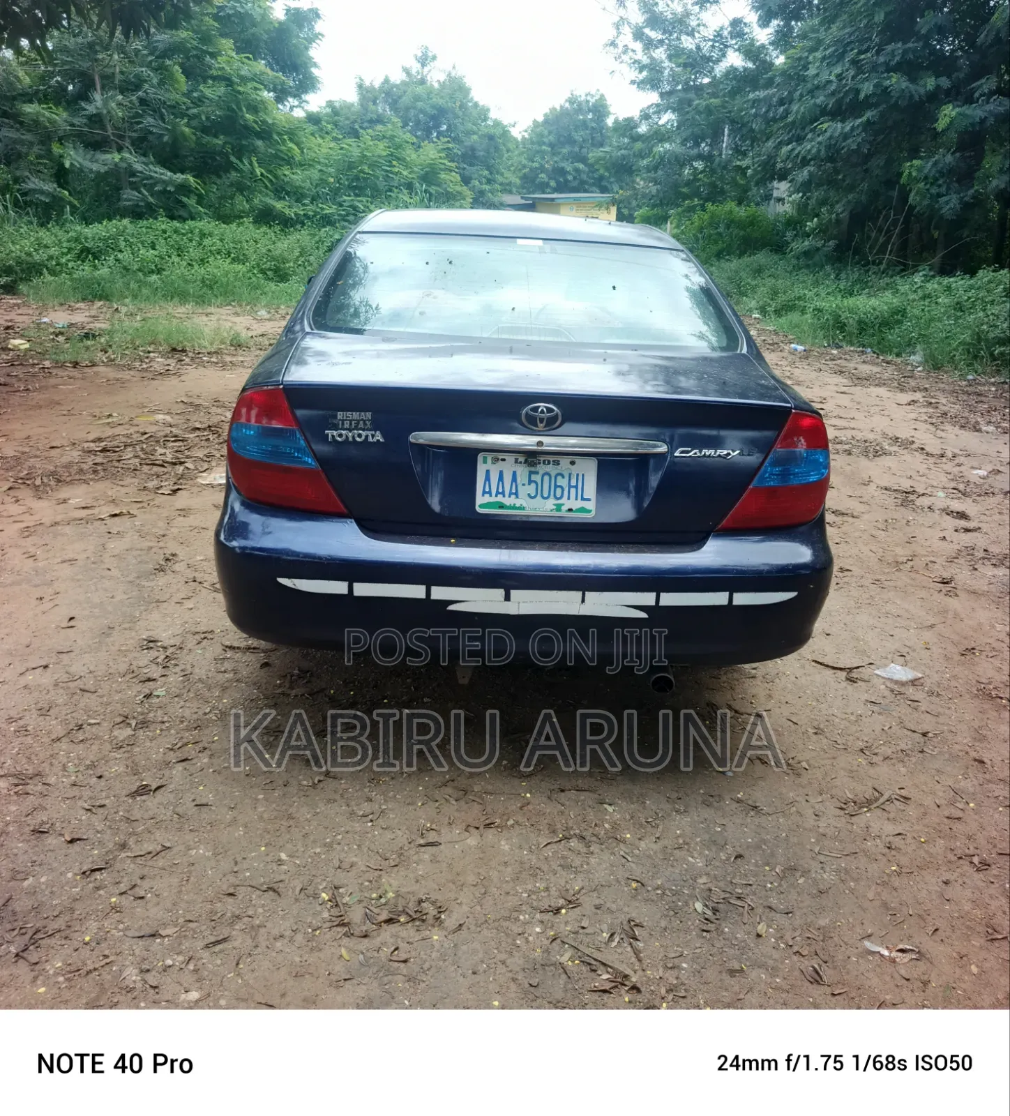 Toyota Camry 2004 Blue