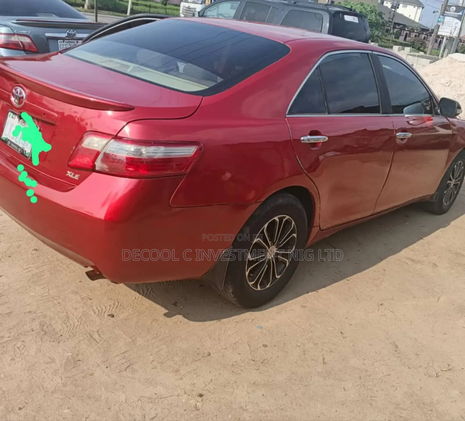 Toyota Camry 2.4 LE 2008 Red